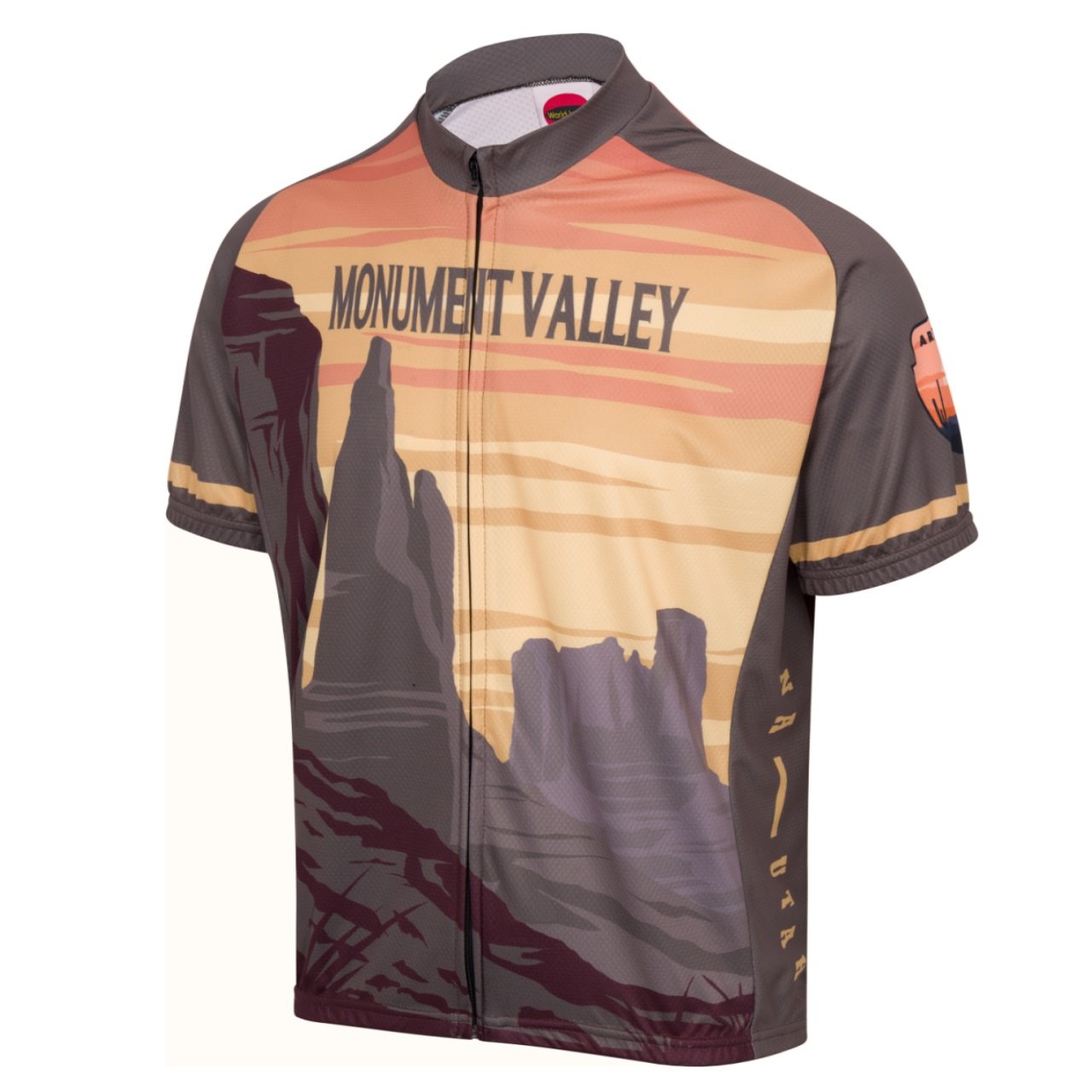 Monument Valley Park Men's Full Zip Cycling Jersey