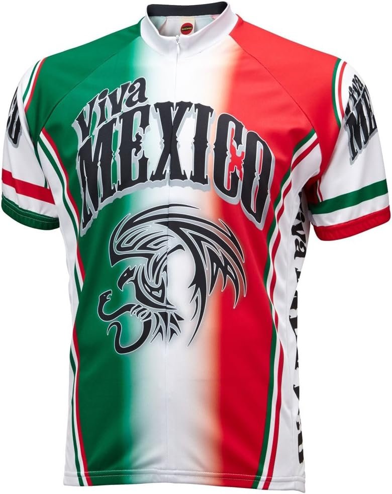 Cycling Jersey Viva Mexico Short sleeve Full zip men's cycling jersey