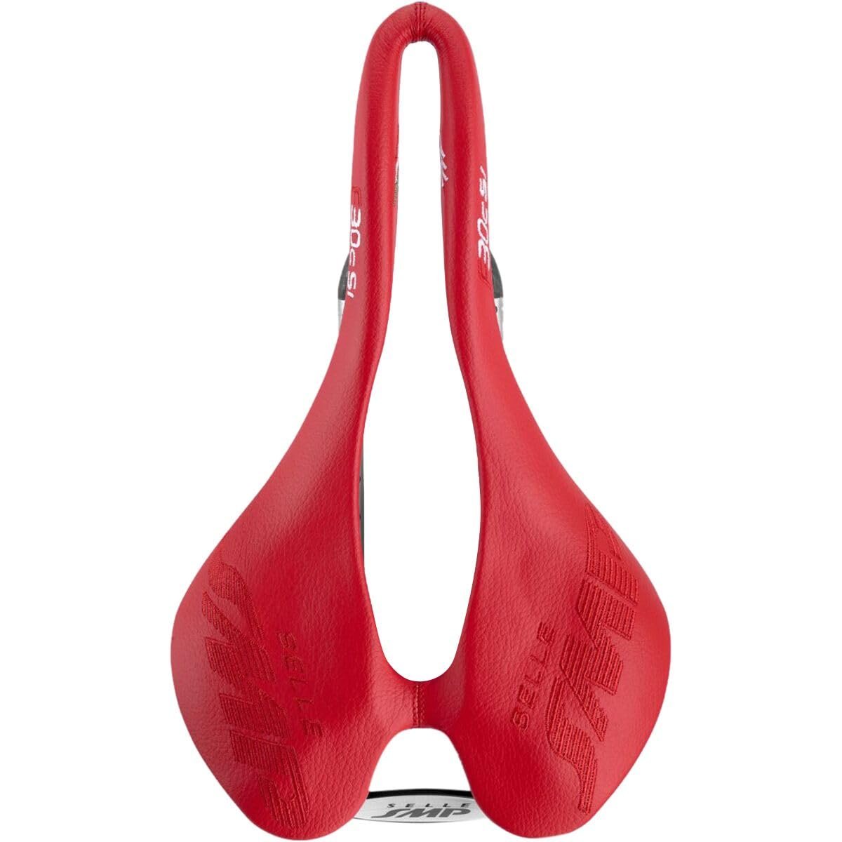 Selle SMP F30c S.I. Bike Saldde w/ Carbon Rail Red, 150mm |Bicycle Seat