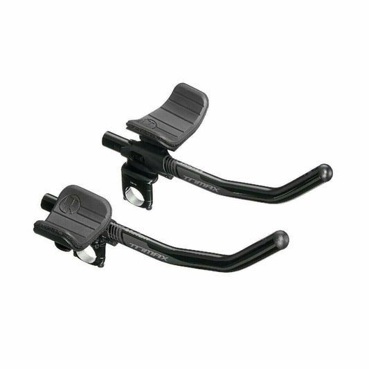 Aero Bars Vision TriMax Alloy Clip-on Adj. J-Bend 230-290mm