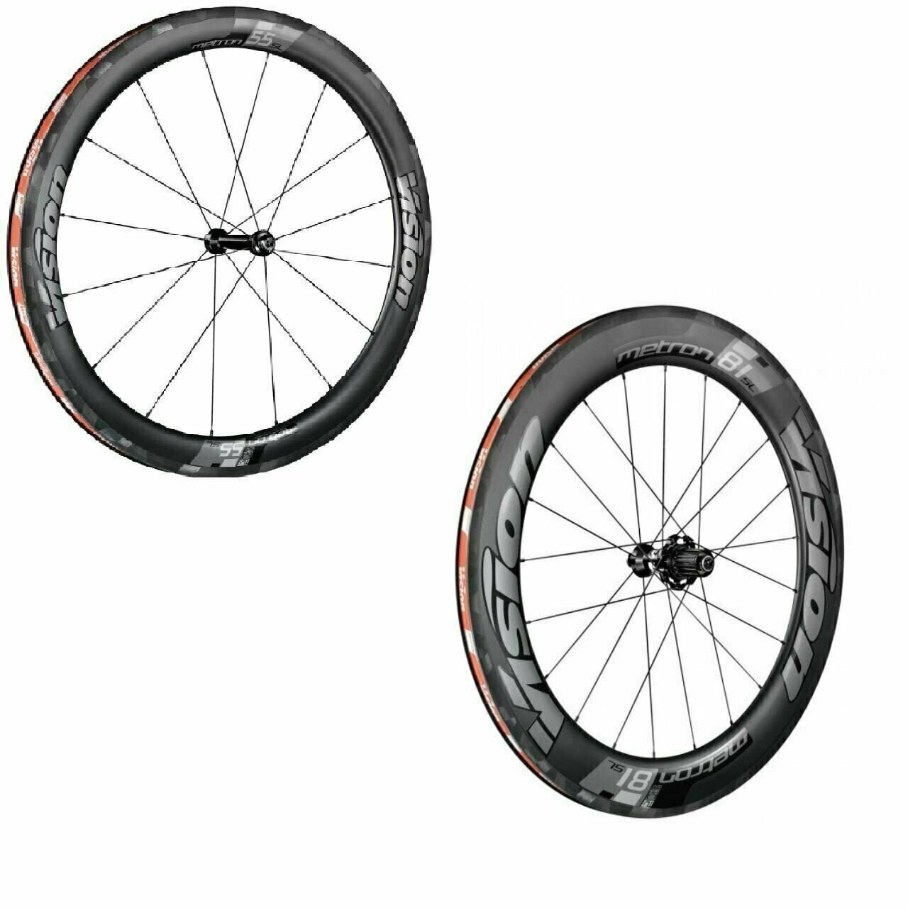 Vision Metron TL Wheelset 55F/81R Carbon 700c Clincher 12/21H Aero 11 spd