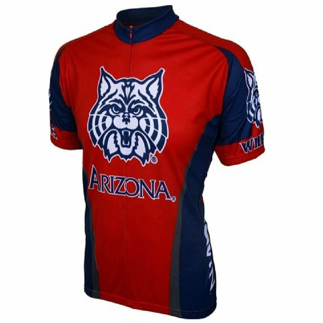 University of Arizona Wildcats Cycling Jersey Full zip Men's Short Sleeve