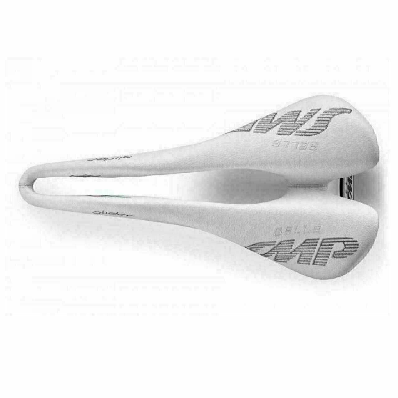 Bike Saddle Selle SMP Glider Pro Bike Saddle Bike Seat White