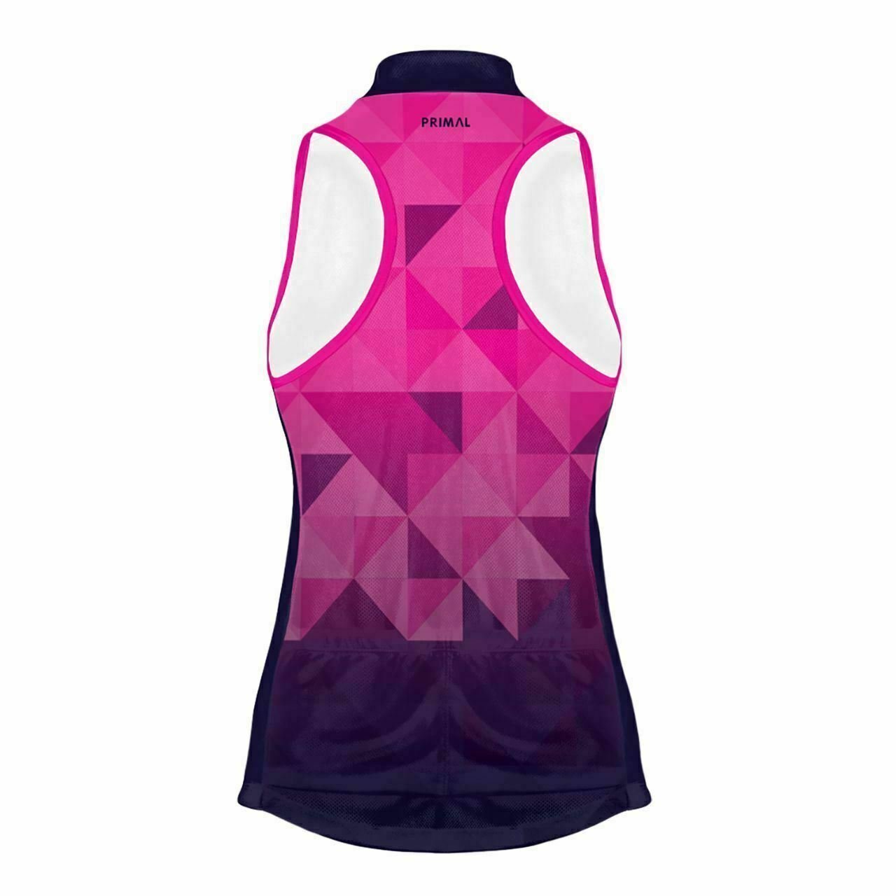 Cycling Jersey Primal Wear Trimotif Purple Women's Racerback Sleeveless