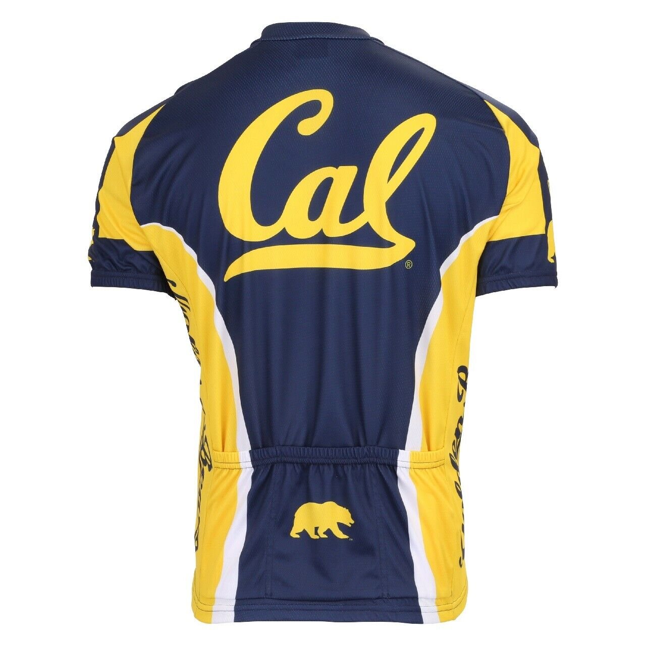 Cycling Jersey U Cal Berkley University of California Full Zip Cycling Jersey