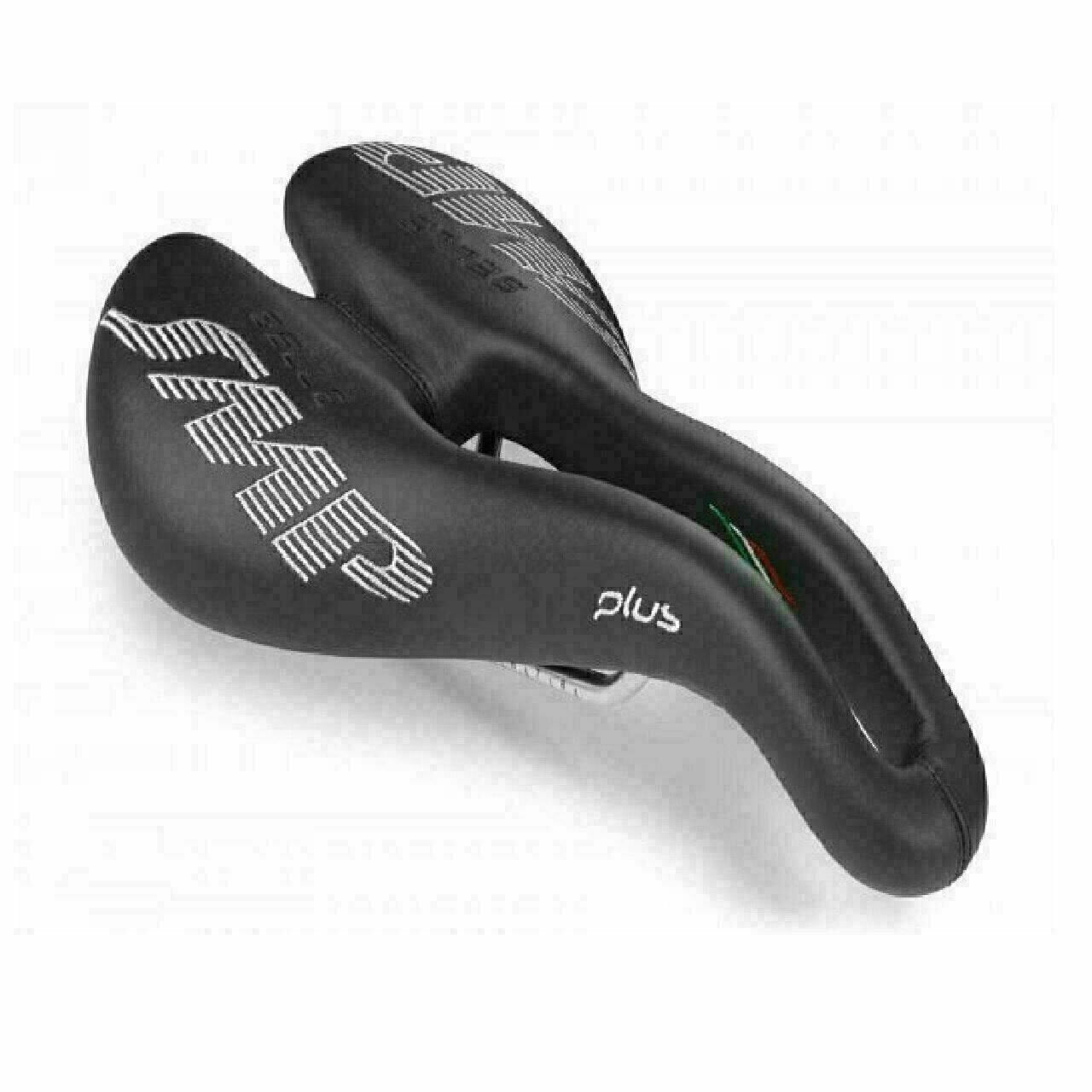 Bike Saddle Selle SMP Plus Bike Saddle Bike Seat Black Leather