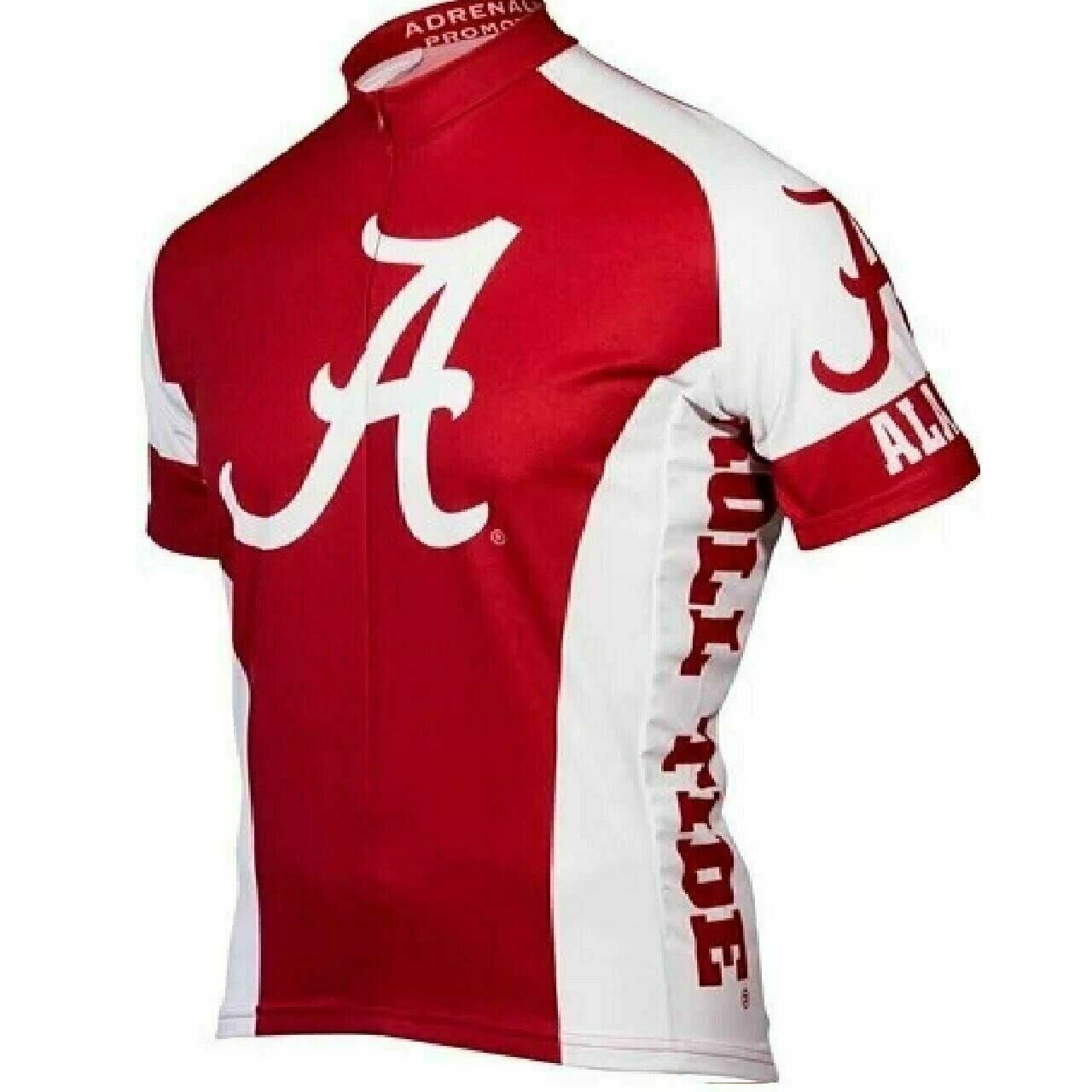 Cycling Jersey Alabama Crimson Tide Cycling Jersey  College Full zip Men's