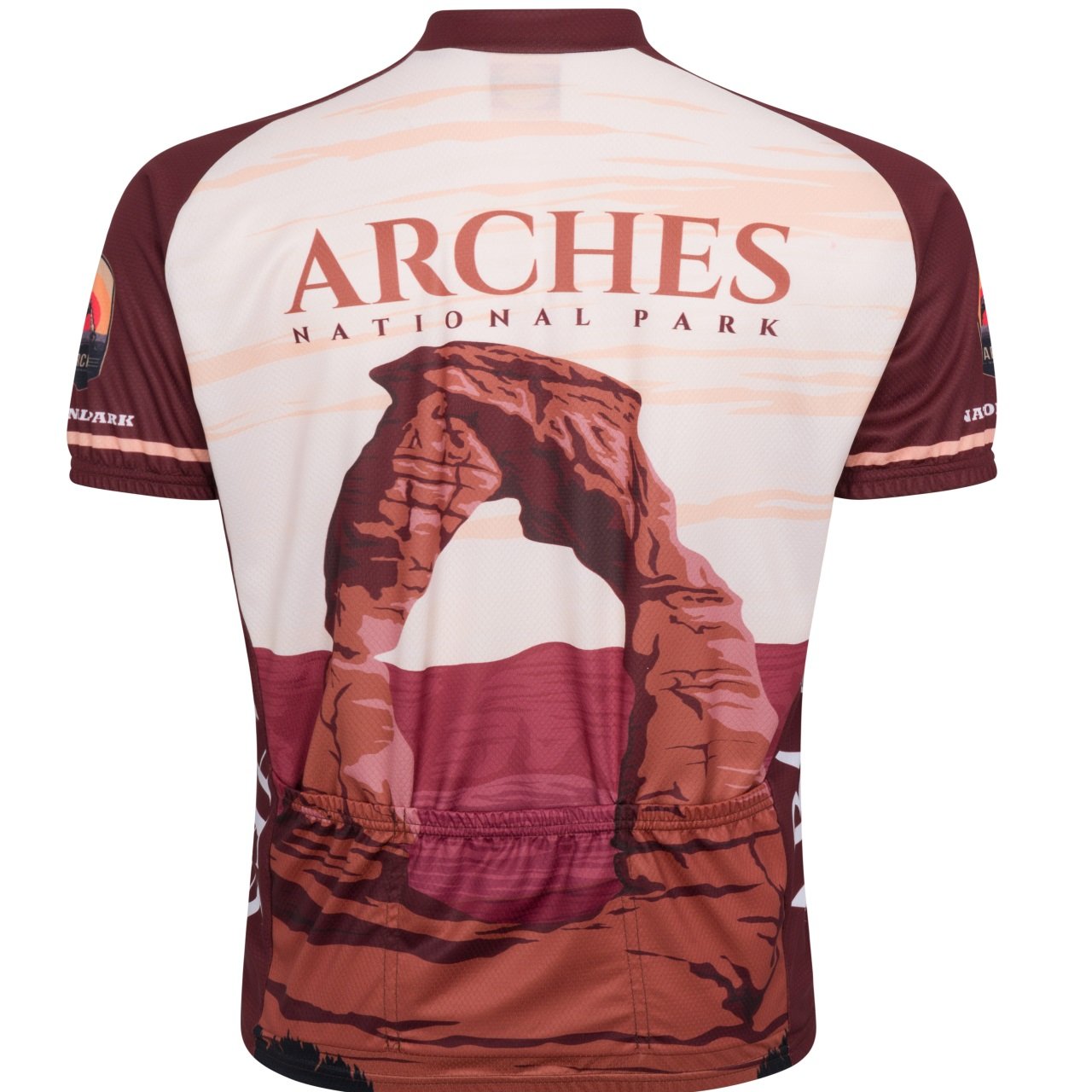 Aches National Park Men's Full Zip Cycling jersey