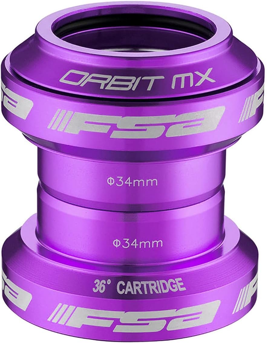 FSA Orbit MX Mountain Bike Headset - 1 1/8 Inch Threadless (Purple)